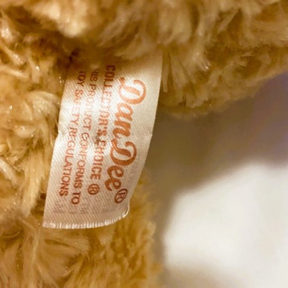 Dan Dee Teddy  15.5 in and small Zuru Owl Plush Lot - Picture 5 of 10